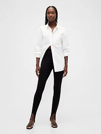High Rise Ponte Stirrup Pants