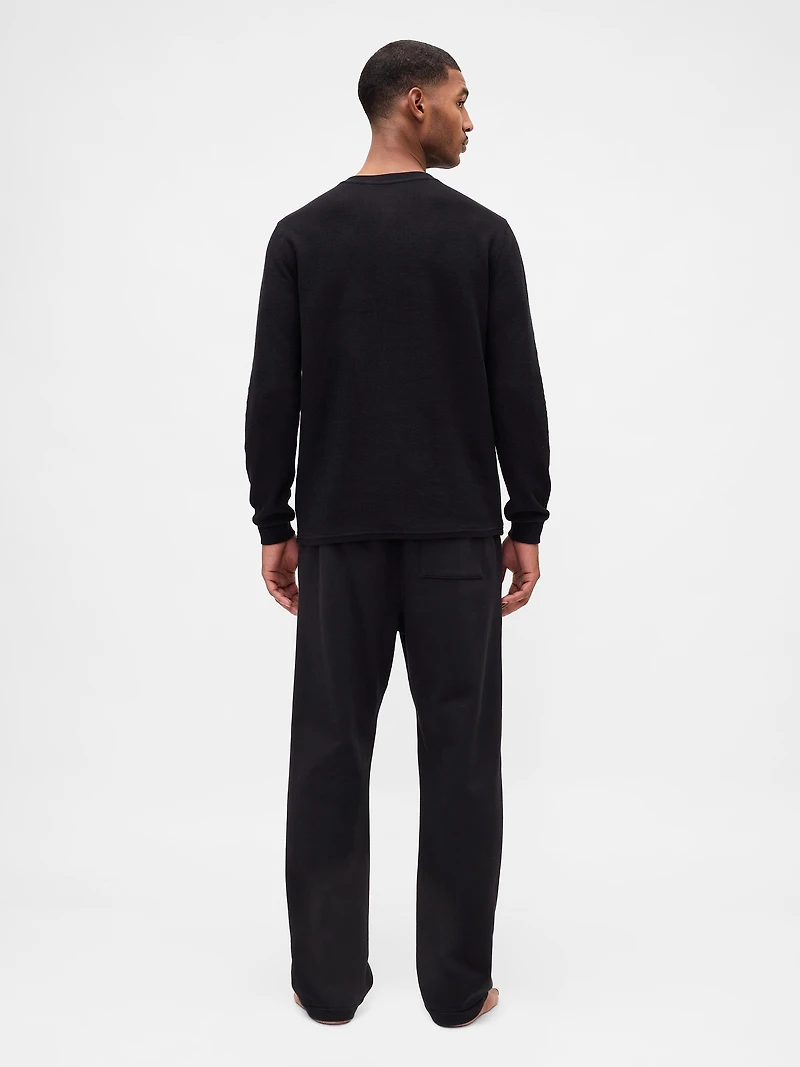 Rib Henley PJ Shirt