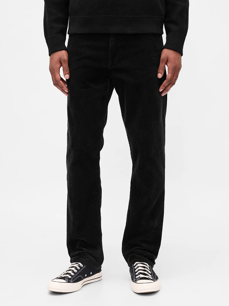 Corduroy Relaxed Straight Pants