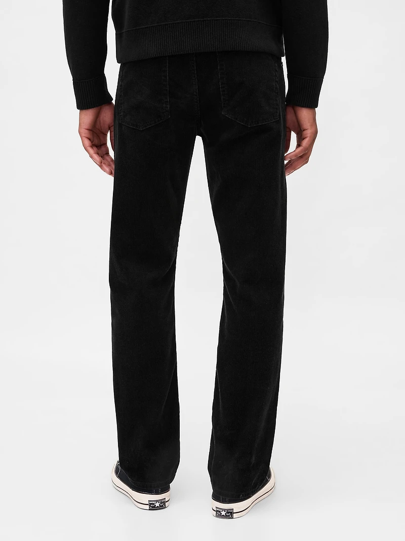Corduroy Relaxed Straight Pants