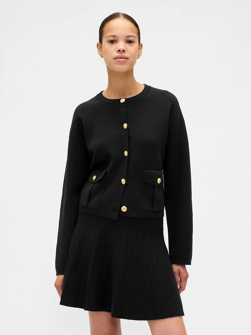 Pocket Cardigan Sweater