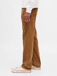 Corduroy Relaxed Straight Pants