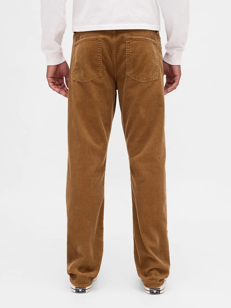 Corduroy Relaxed Straight Pants