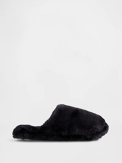 Faux Fur Slippers