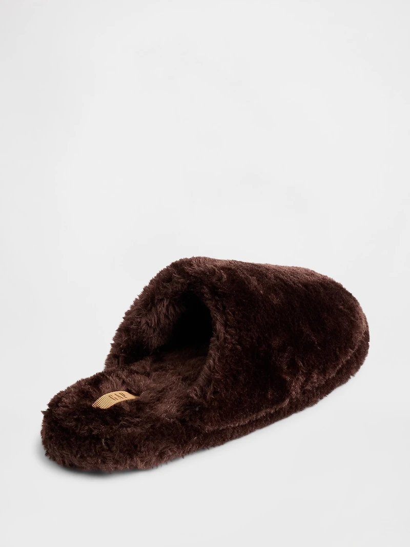 Faux Fur Slippers