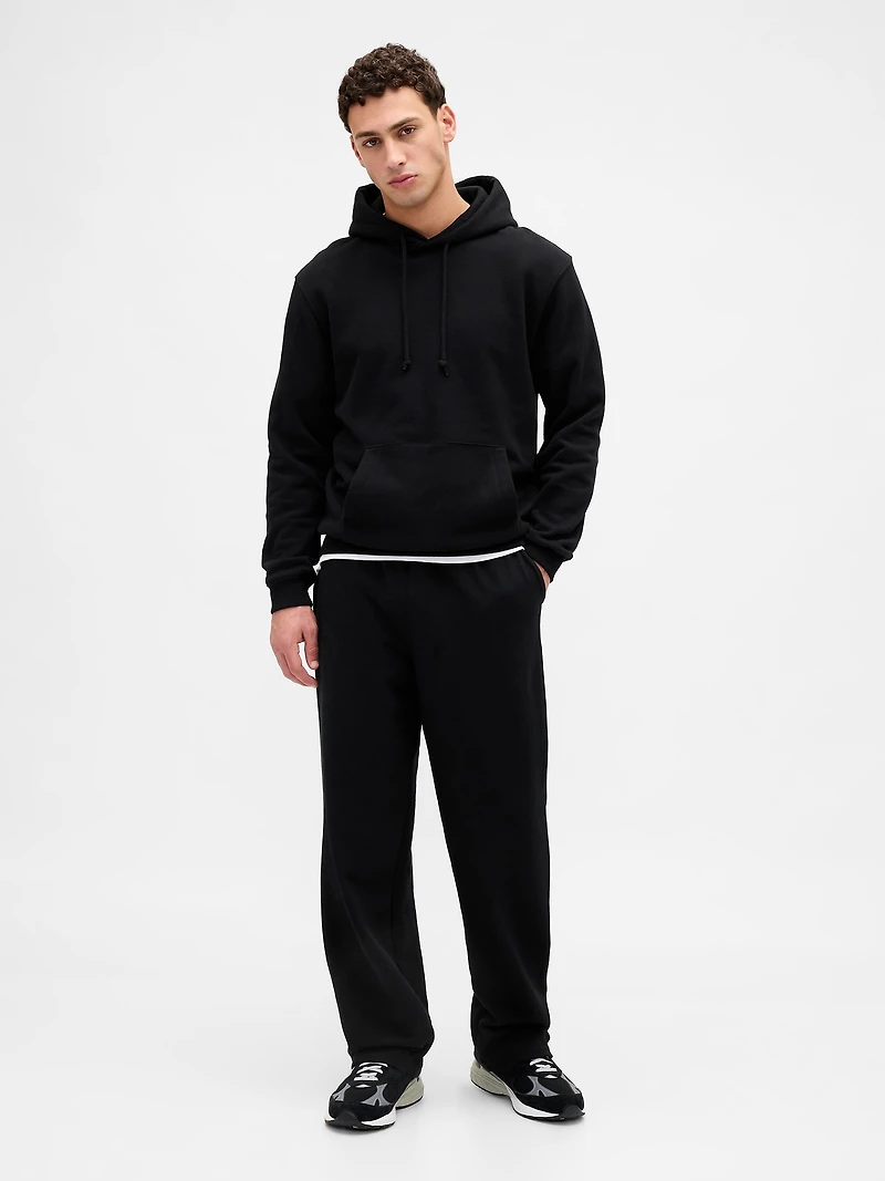 Pantalon décontracté en coton ouaté épais