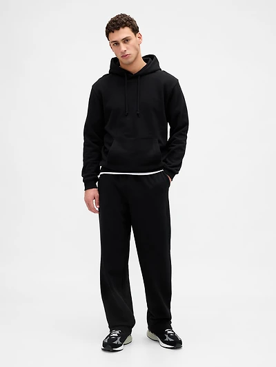 Pantalon décontracté en coton ouaté épais