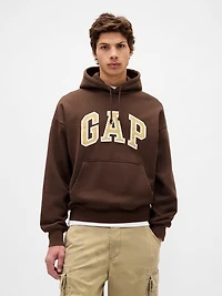 Chandail à capuchon surdiMen'sionné en jersey bouclette ultra-épais