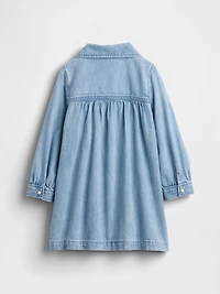 Baby & Toddler Denim Heart Pocket Dress