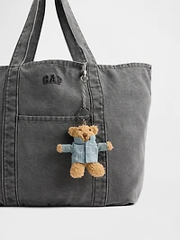 Brannan Bear Denim Jacket Keychain Charm
