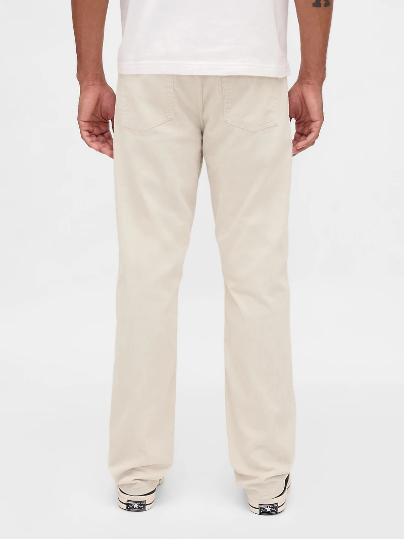 Corduroy Relaxed Straight Pants