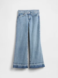 Kids Low Rise Relaxed Flare Jeans