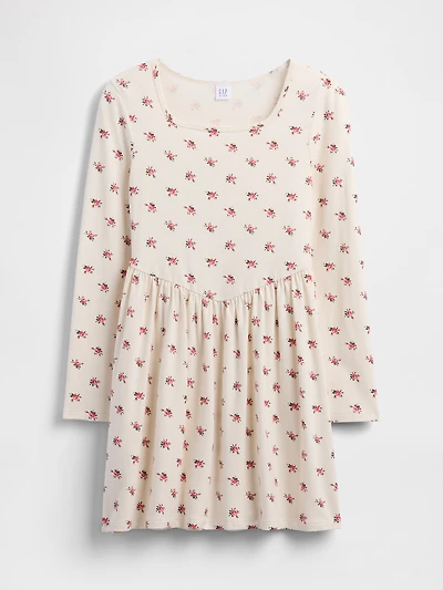 Kids Square-Neck Dress