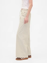 Mid Rise Corduroy Baggy Pants