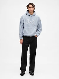 Oversized Athletic Logo Hoodie