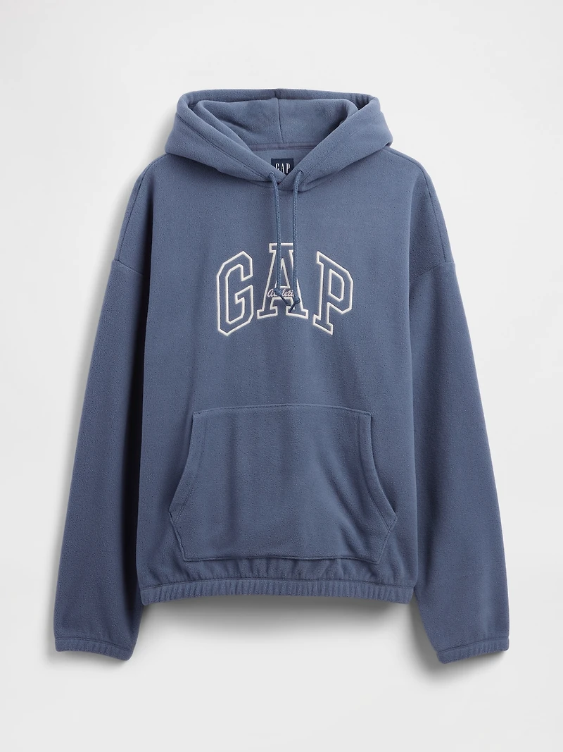 Oversized Athletic Logo Hoodie