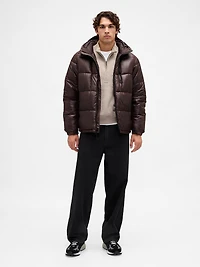 Chandail épais surdiMen'sionné à logo glissière au quart