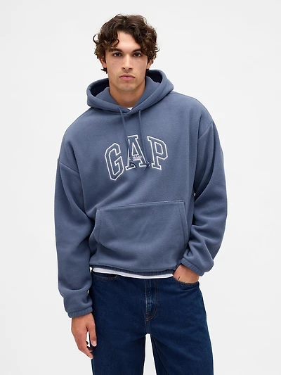 Oversized Athletic Logo Hoodie