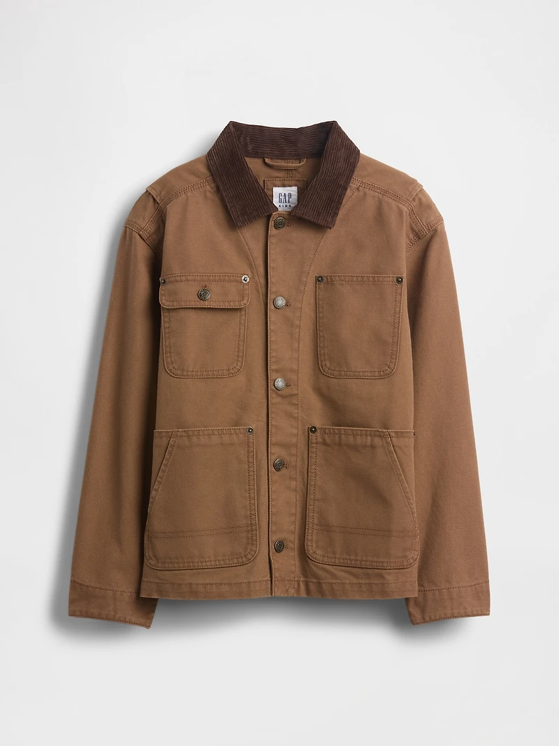 Kids Canvas Utility Jacket