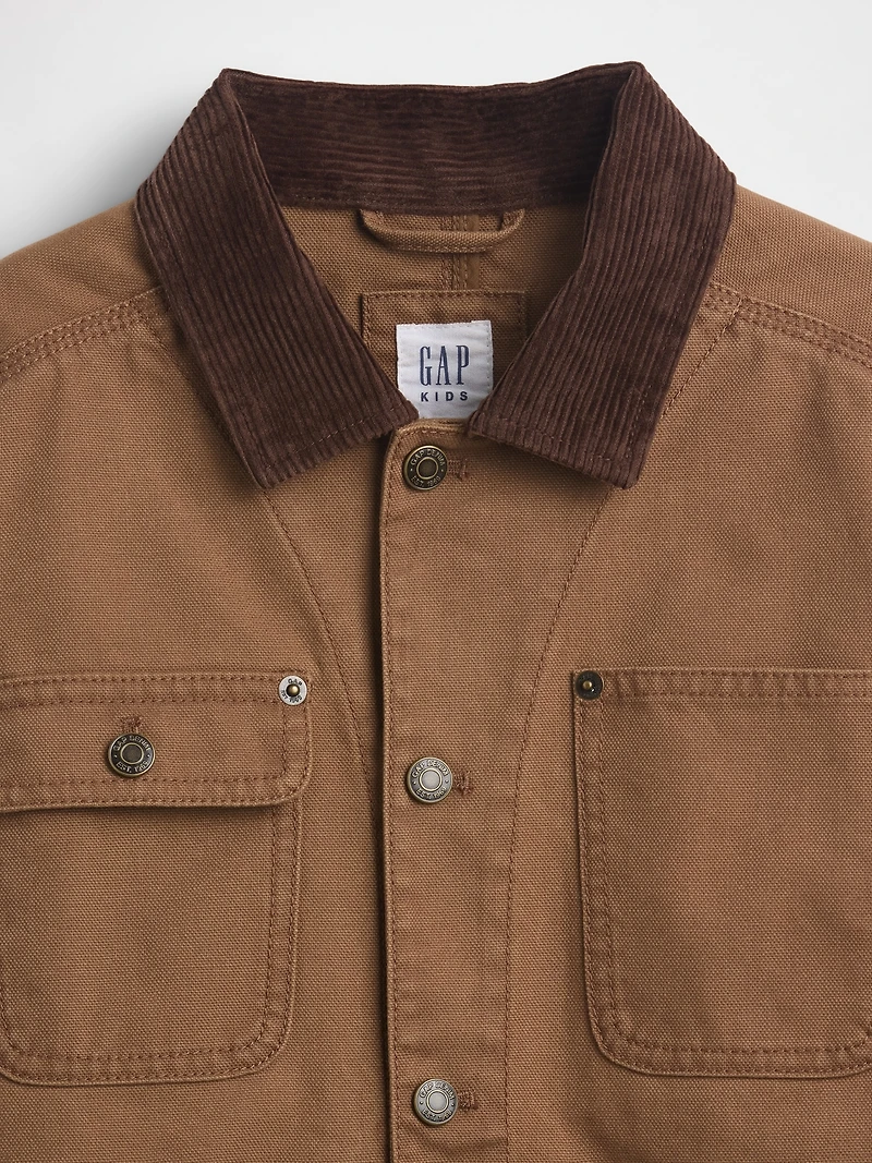 Kids Canvas Utility Jacket