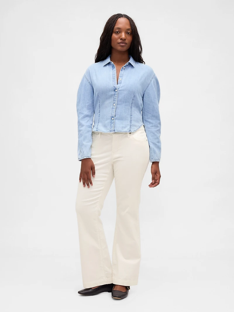 Low Rise Corduroy Long & Lean Pants