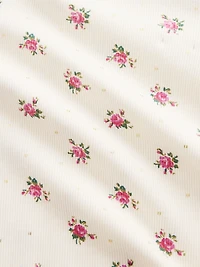 Kids Rib Puff-Sleeve Top