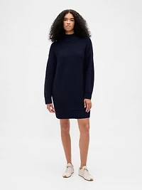 Oversized Turtleneck Mini Sweater Dress