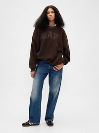 Sherpa Logo Tunic Sweatshirt