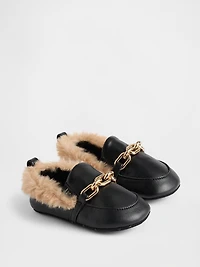 Baby Faux Fur Loafers