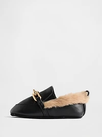 Baby Faux Fur Loafers