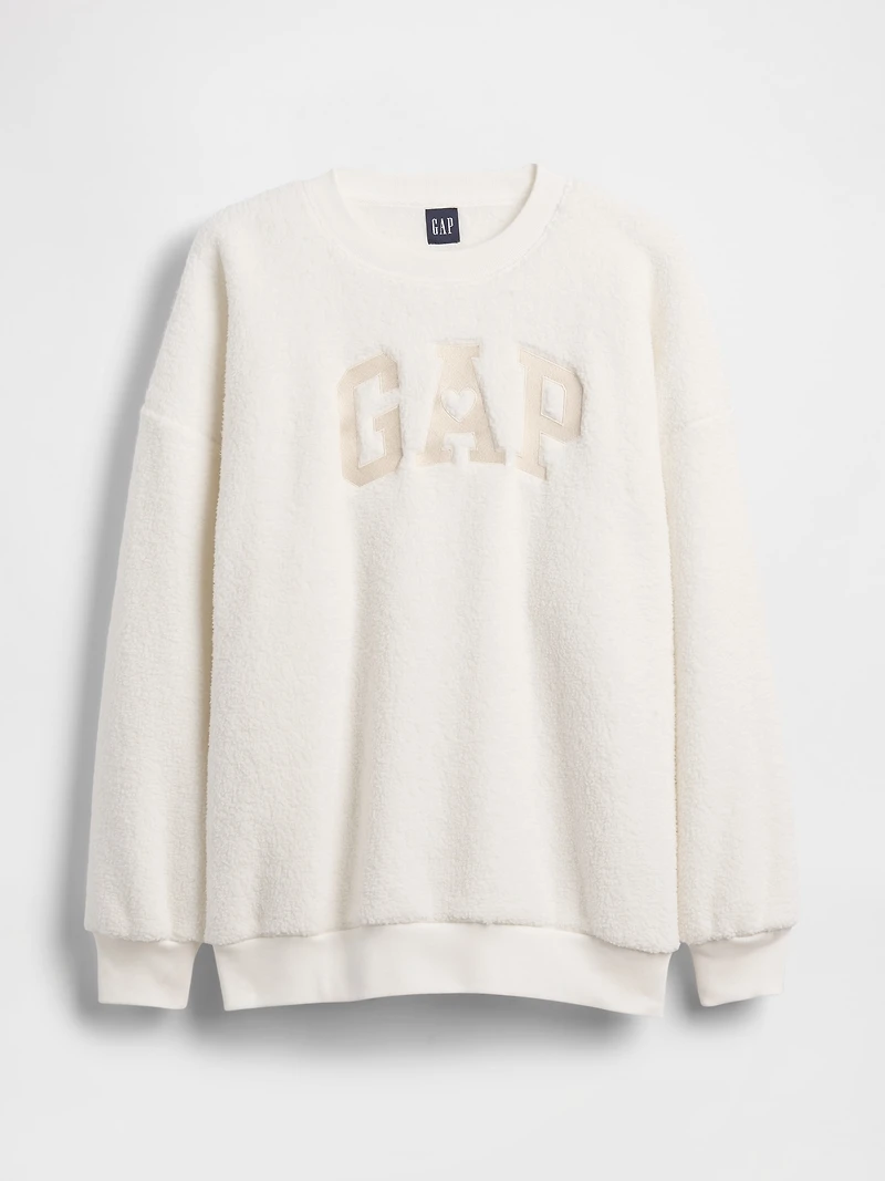 Sherpa Logo Tunic Sweatshirt