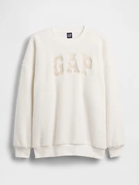 Sherpa Logo Tunic Sweatshirt