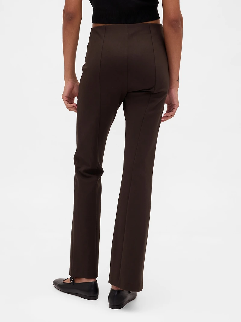 High Rise Double Knit Boot Pants