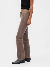Low Rise Corduroy '90s Slim Straight Pants