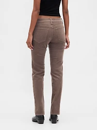 Low Rise Corduroy '90s Slim Straight Pants