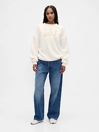 Sherpa Logo Tunic Sweatshirt
