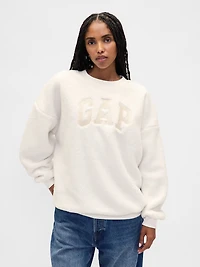 Sherpa Logo Tunic Sweatshirt