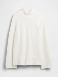 Fuzzy Oversized Turtleneck Sweater