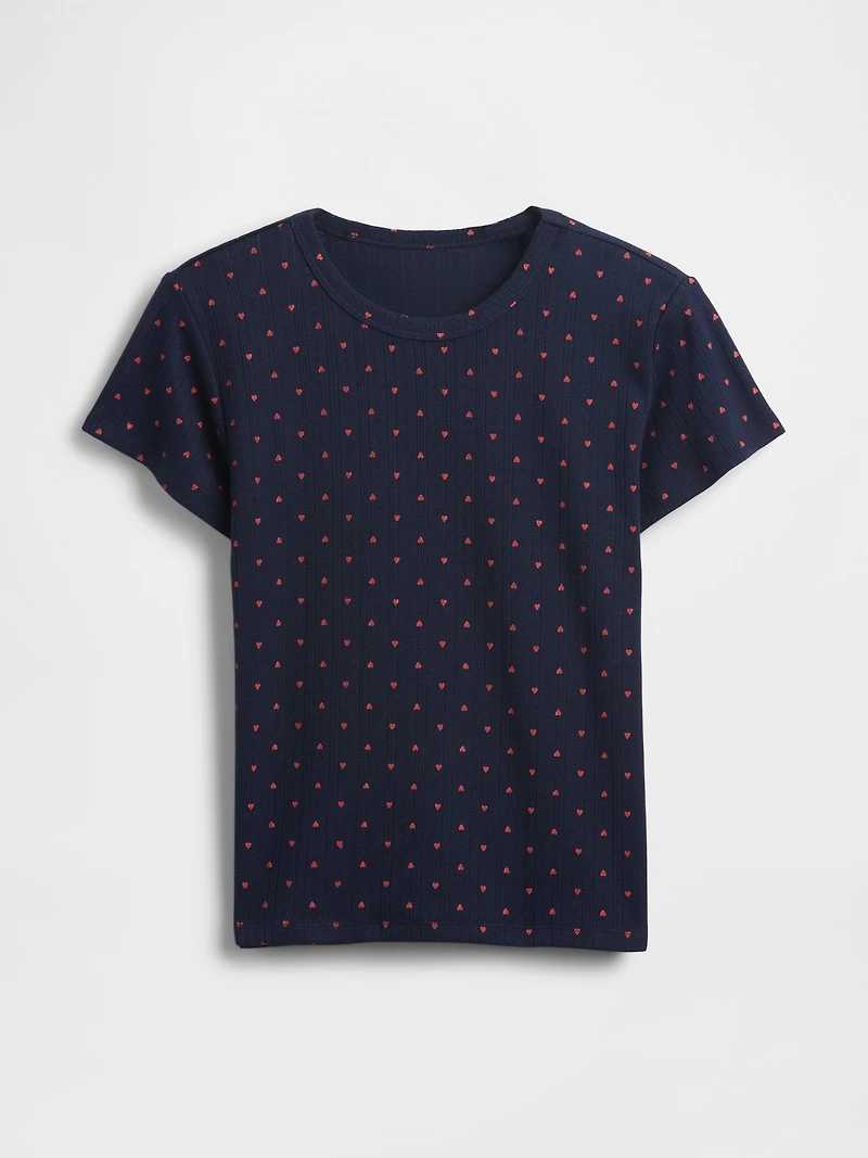 Pointelle PJ T-Shirt