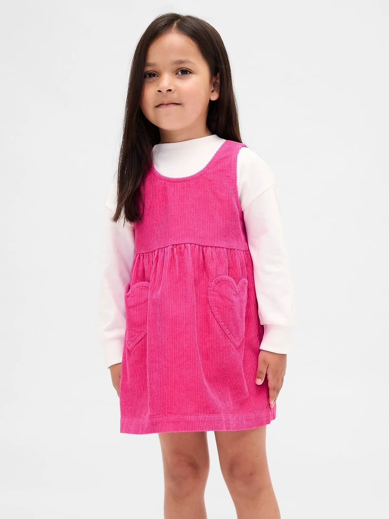 Baby & Toddler Corduroy Heart Jumper