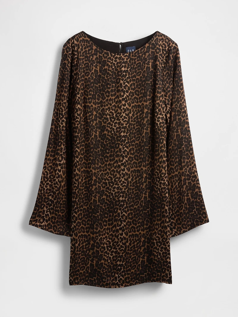 Boatneck Mini Shift Dress