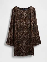 Boatneck Mini Shift Dress