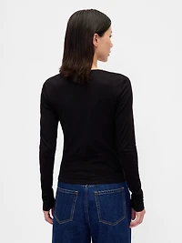 CloseKnit Jersey V-Neck T-Shirt