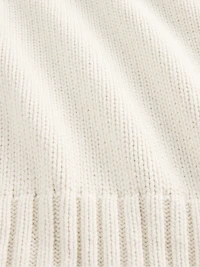 Relaxed Saddle-Sleeve Crewneck Sweater