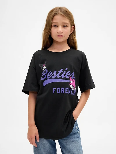 Kids Oversized Graphic T-Shirt