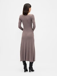 Lightweight CashSoft Rib Maxi Sweater Dress