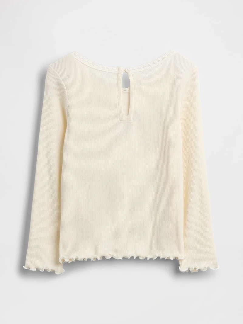 Baby & Toddler Embroidered Graphic Rib T-Shirt