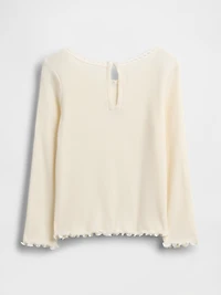 Baby & Toddler Embroidered Graphic Rib T-Shirt