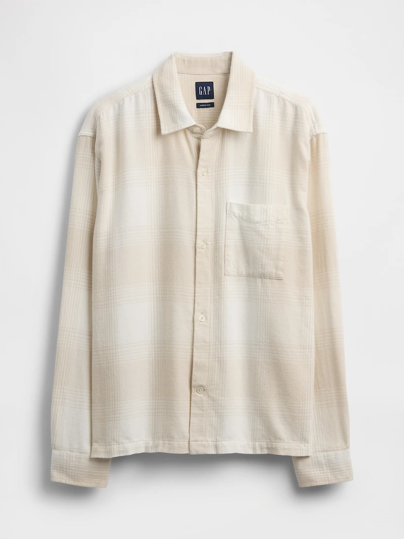 Relaxed Flannel Shirt