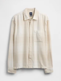 Relaxed Flannel Shirt